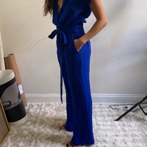 Blue Jumpsuit - Picture 3 of 4